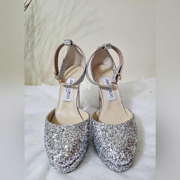 🩶 Jimmy Choo Heels $975 MSRP 🩶 - Picture 2 of 11